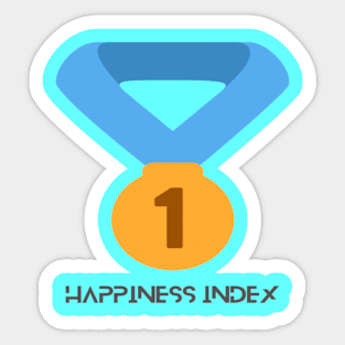 Happy index first Sticker